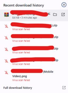 Chrome Not Downloading Attachments - Virus Scan Failed